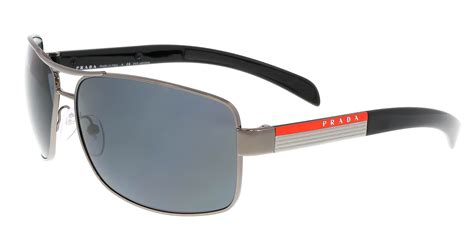 prada pr 54is 5av5z1|Prada Linea Rossa Polycarbonate Grey Rectangular Men's.